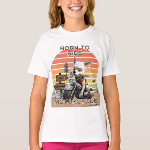 Geboren in Ride Motorcycle - Dog T-shirt