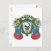 Geboren in Rock Briefkaart (Voorkant / Achterkant)