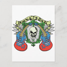Geboren in Rock Briefkaart