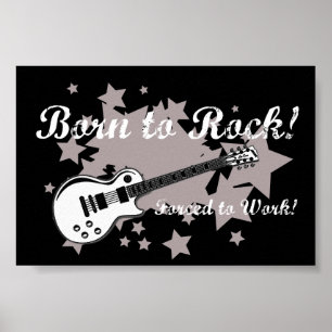 Geboren in Rock, gedwongen om Poster te werken