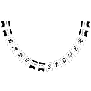 Geboren in Rock! Rock'n'Roll Concert Baby shower Vlaggetjes