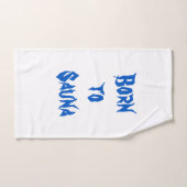 Geboren in Sauna Towel Set Bad Handdoek (Handdoek)