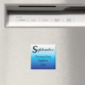 Geboren in september magneet (Insitu (Vaatwasser))