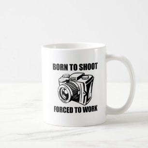 Geboren in Shoot Funny Mug Koffiemok