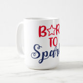 Geboren in Sparkle Koffiemok (Voorkant links)