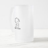Geboren in surf dat gedwongen werd te werken matglas bierpul (Voorkant links)