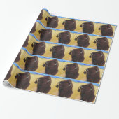 Geboren in Thunder Bison Buffalo Cadeaupapier (Uitgerold)
