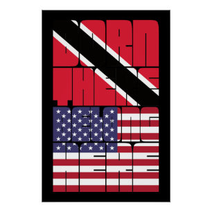 Geboren in Trinidad en Tobago, behoren tot Amerika Perfect Poster