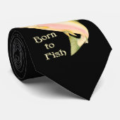 Geboren in vis stropdas (Opgerold)