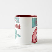 Geboren in vis tweekleurige koffiemok (Center)