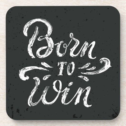 Geboren in Win Bier Onderzetter (Voorkant)
