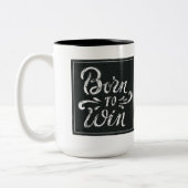 Geboren in Win Tweekleurige Koffiemok (Links)