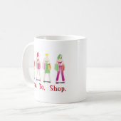 Geboren in winkel koffiemok (Voorkant links)