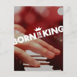 Geboren is de koning briefkaart