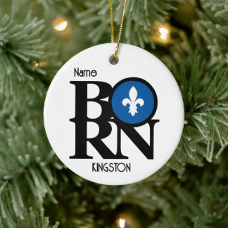 GEBOREN Kingston Quebec Keramisch Ornament