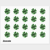 Geboren Lucky St. Patrick's Day Ronde Sticker (Vel)