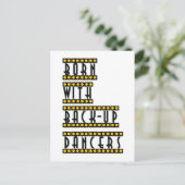 Geboren met het briefkaart van de Dancers van de B (Staand voorkant)