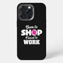 Geboren naar winkel gedwongen om een iPhone-tas te