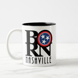 GEBOREN Nashville Tweekleurige Koffiemok