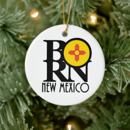 GEBOREN New Mexico Keramisch Ornament