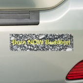 Geboren NU Bumpersticker (Op auto)