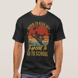 Geboren om af te trappen gedwongen naar school Ame T-shirt