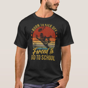 Geboren om af te trappen gedwongen naar school Ame T-shirt