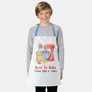 Geboren om all-over print Schort voor kinderen te
