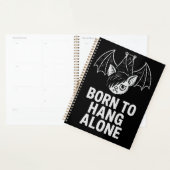 Geboren om alleen te hangen - Emo Bat | antisocial Planner (Display)