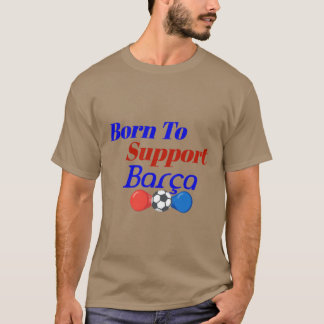 Geboren om Barça te steunen - Klassiek voetbalfan T-shirt