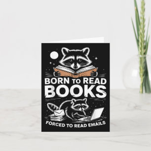 Geboren om boeken te lezen gedwongen om e-mails te kaart