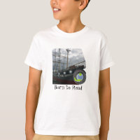 Geboren om Boekenwurm T-shirt te Lezen