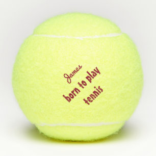 Geboren om de Aangepersonaliseerde Naam van het Ci Tennisballen