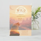 Geboren om de verjaardag van de Afrikaanse leeuw t Kaart (Staand voorkant)