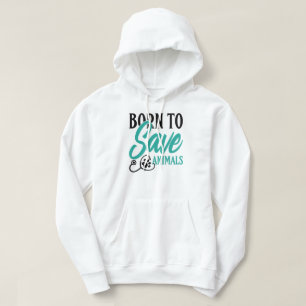 "Geboren om Dieren te Redden" Dierenarts en Reddin Hoodie