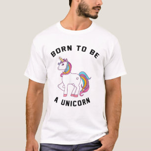 Geboren om een eenhoorn T-shirt te zijn_ Vintage S
