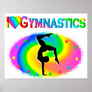 GEBOREN OM EEN GYMNAST-CHAMPIE TE ZIJN POSTER