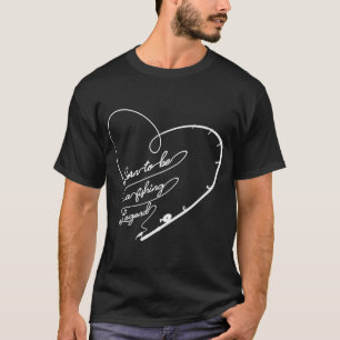 Geboren om een vislegend te zijn t-shirt