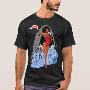 Geboren om een vislegende Amerika te zijn T-shirt