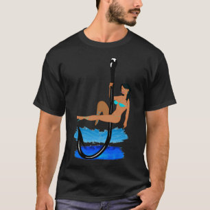 Geboren om een vislegende te zijn Amerika T-shirt