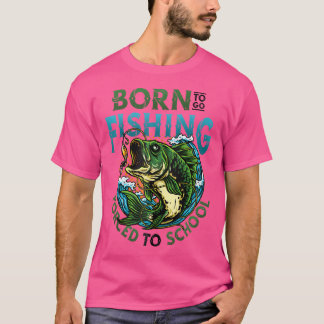 Geboren om Gevist te worden naar school grappigte T-shirt