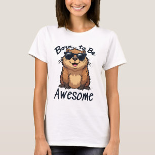 Geboren om Geweldige te zijn - Capybara Lovers T-S T-shirt