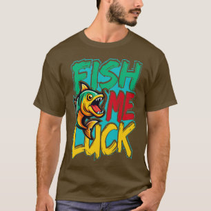 Geboren om goed Gezegde te vissen T-shirt