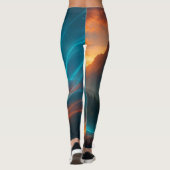 Geboren om Gothic Witch Pattern Leggings te verbra (Achterkant)