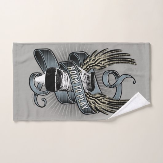 Geboren om Hockey II te spelen Bad Handdoek (Handdoek)