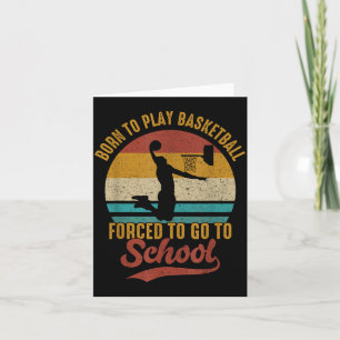 Geboren om honkbal te spelen Gedwongen om naar sch Kaart