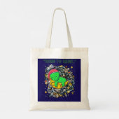 Geboren om in een buitenaardse slaap te slapen tote bag (Achterkant)