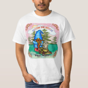 Geboren om kabouter te maaien t-shirt