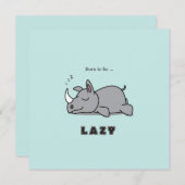 Geboren om lui te zijn (Voorkant / Achterkant)