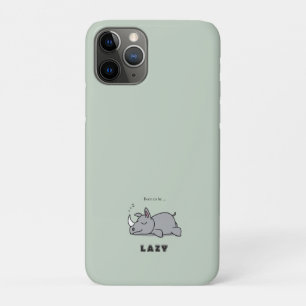 Geboren om lui te zijn iPhone 11 pro hoesje
